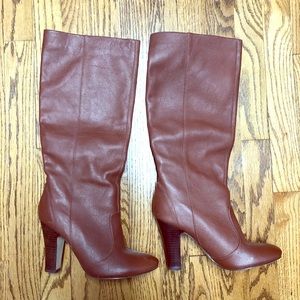 Dolce Vita brown leather knee high boots